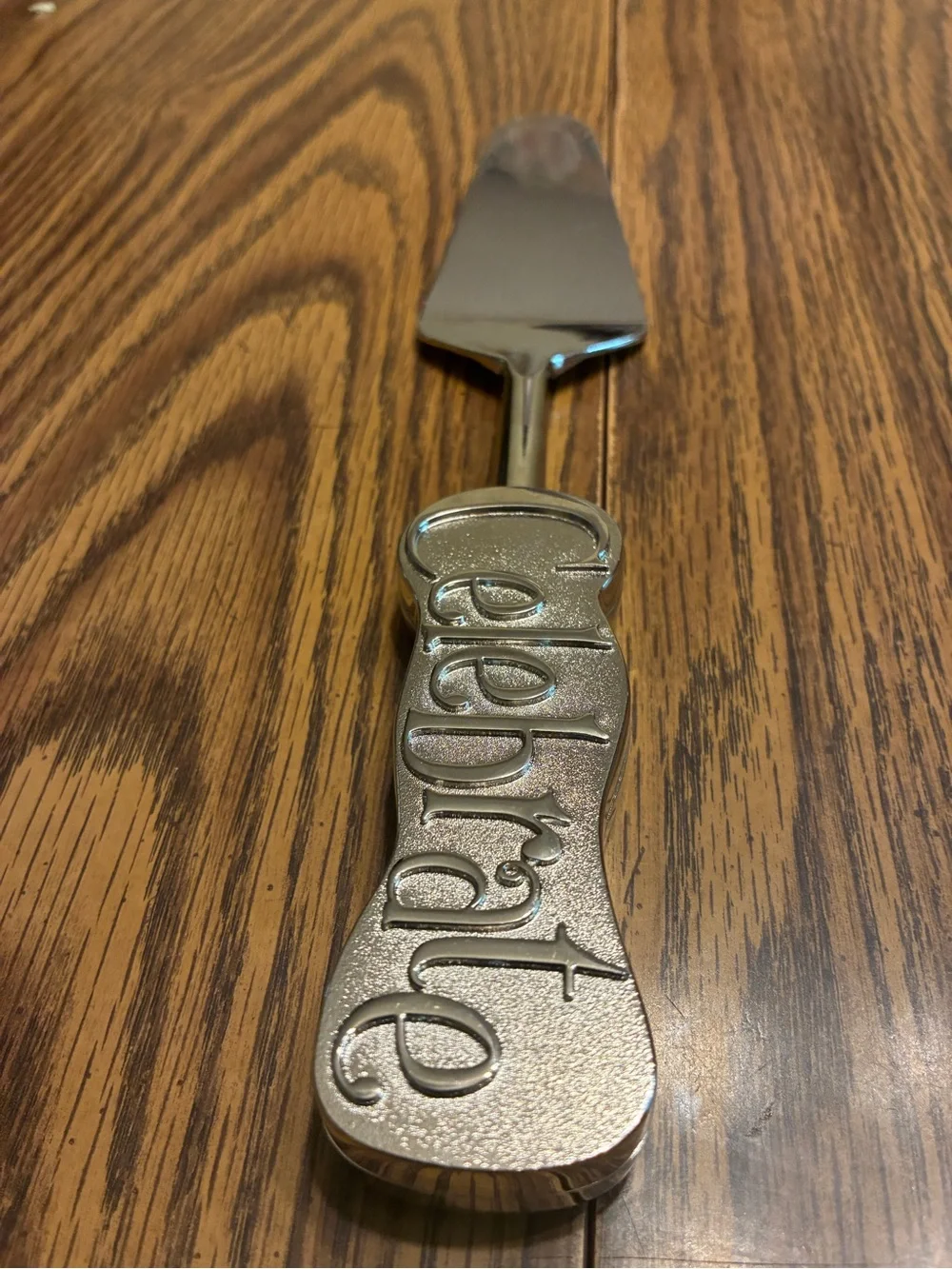 Celebrate Cake Server - Silver Stainless Steel